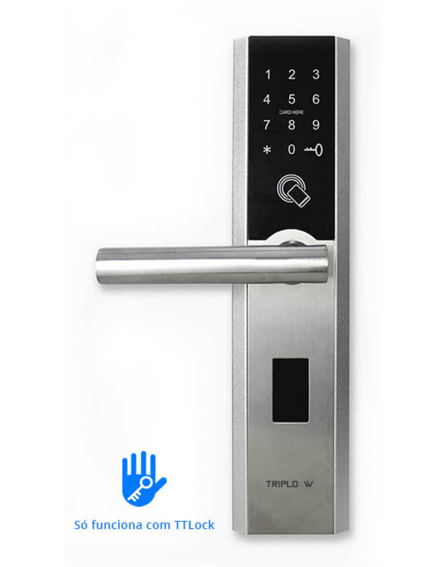 TW866BT Fechadura electrónica- controlo teclado e APP TTLock
